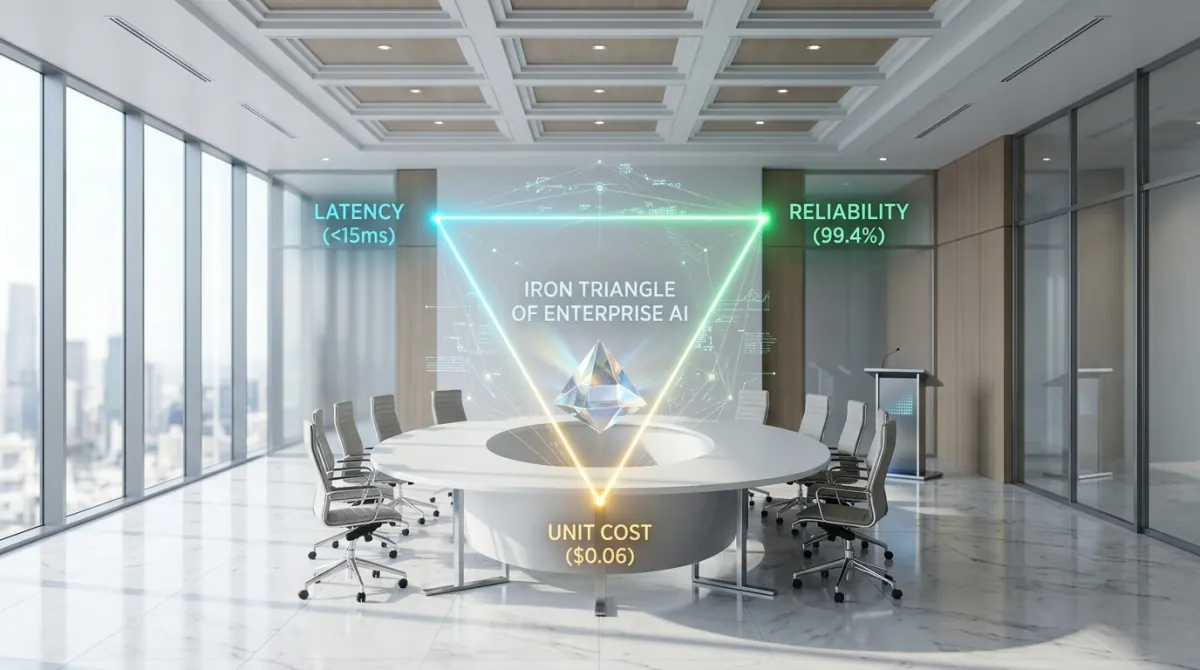 Featured visual for Enterprise AI Architecture: Latency, Reliability & Cost Trade-offs